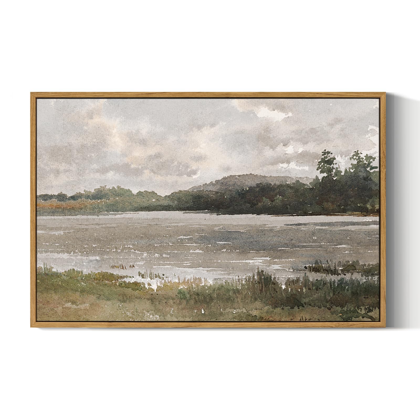 VIYYIEA Vintage Framed Black Dog Wall Art, Bedroom Living Room Minimalist Animal Art Decor, Antique Dog Canvas Print Paintings, Home Farmhouse Retro Still Life Decor, 12x16 Inch — view 9