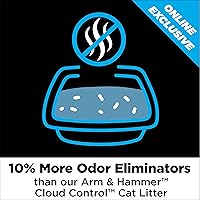 Vista 5 de ARM & HAMMER Cloud Control Platinum - Control de olores para gatos aglutinante, 37 libras.