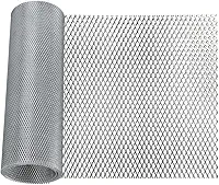 Tela de Alumínio para Calhas 40cm x 1 metro para Ralos, Conserto de Parabólica, Anti Ratos 40x100