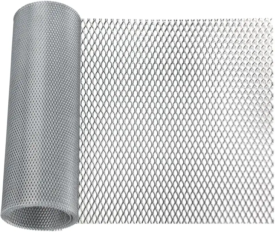 Tela de Alumínio para Calhas 40cm x 1 metro para Ralos, Conserto de Parabólica, Anti Ratos 40x100