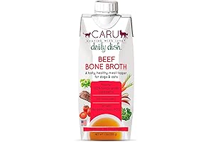 Caru Beef Bone Broth Meal Topper for Dogs and Cats