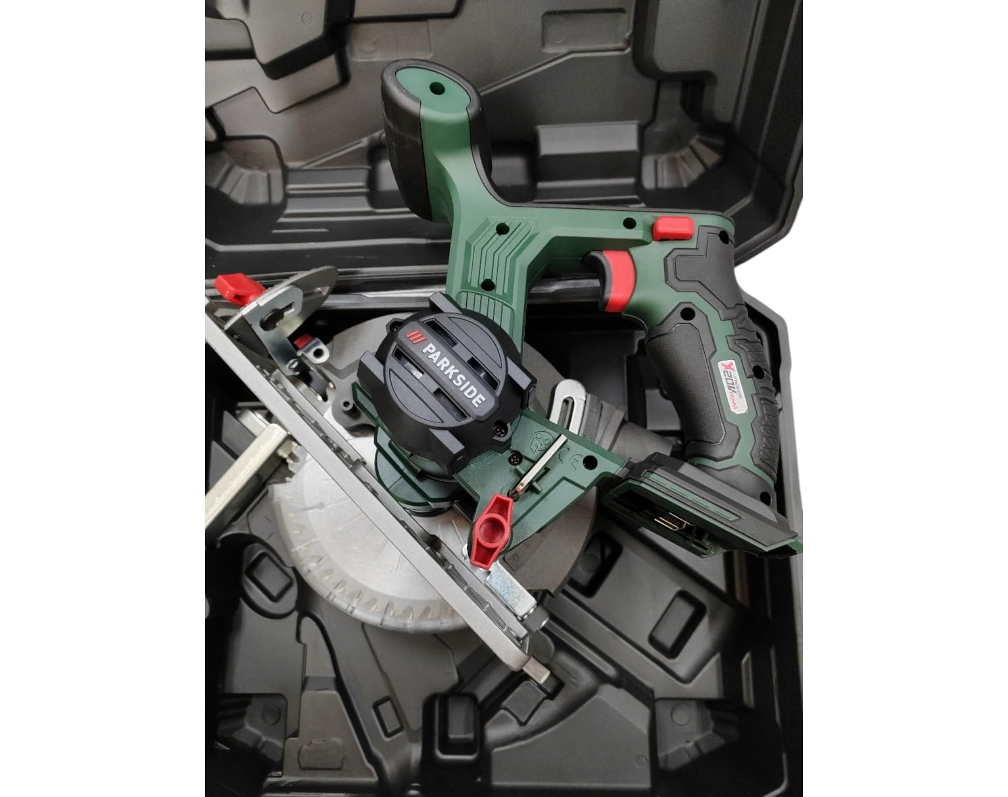Parkside X20V PHKSA 20-Li A2 Sega a mano a batteria (batteria e caricabatterie non inclusi)