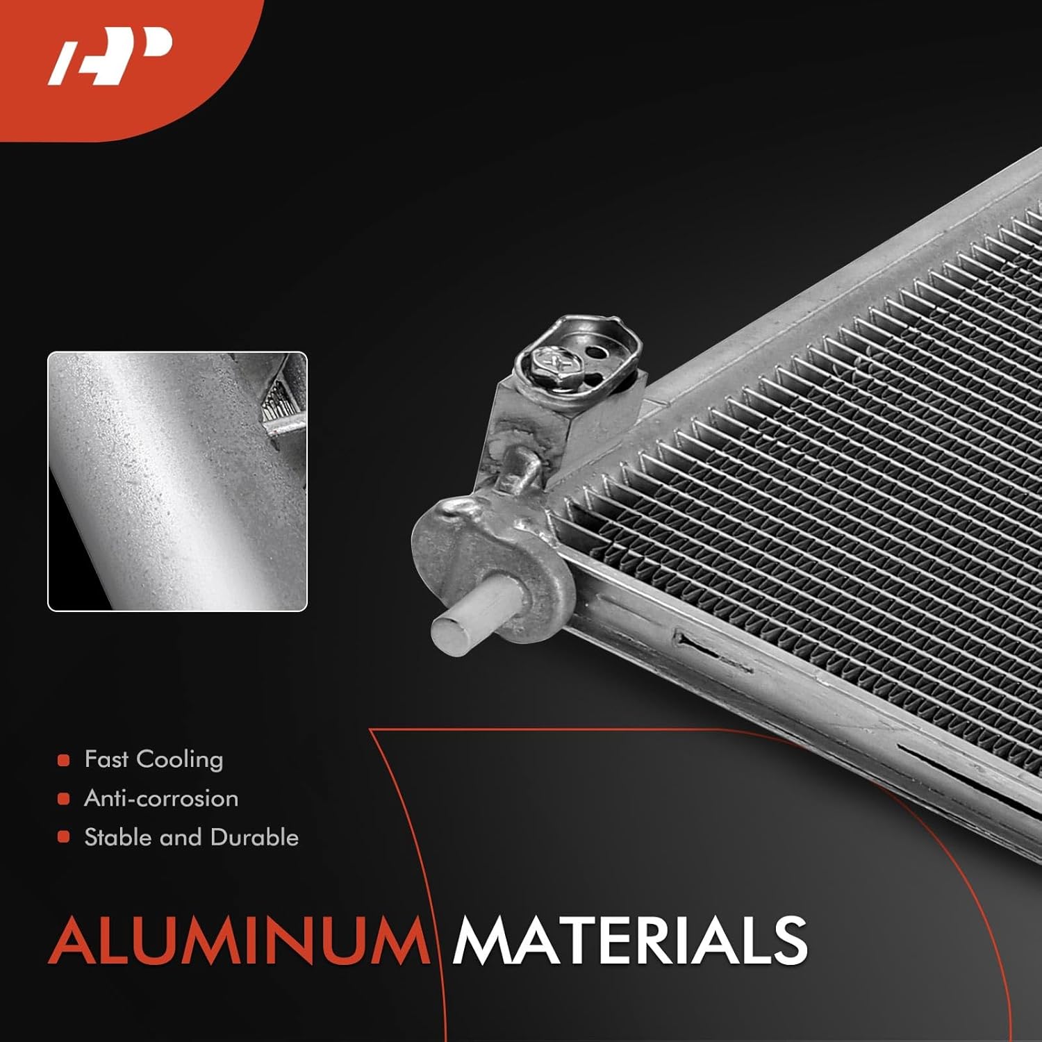 A-Premium Air Conditioning A/C Condenser Compatible with Acura TL 2009-2014 3.3L 3.7L, Replace# 80110TK4A01