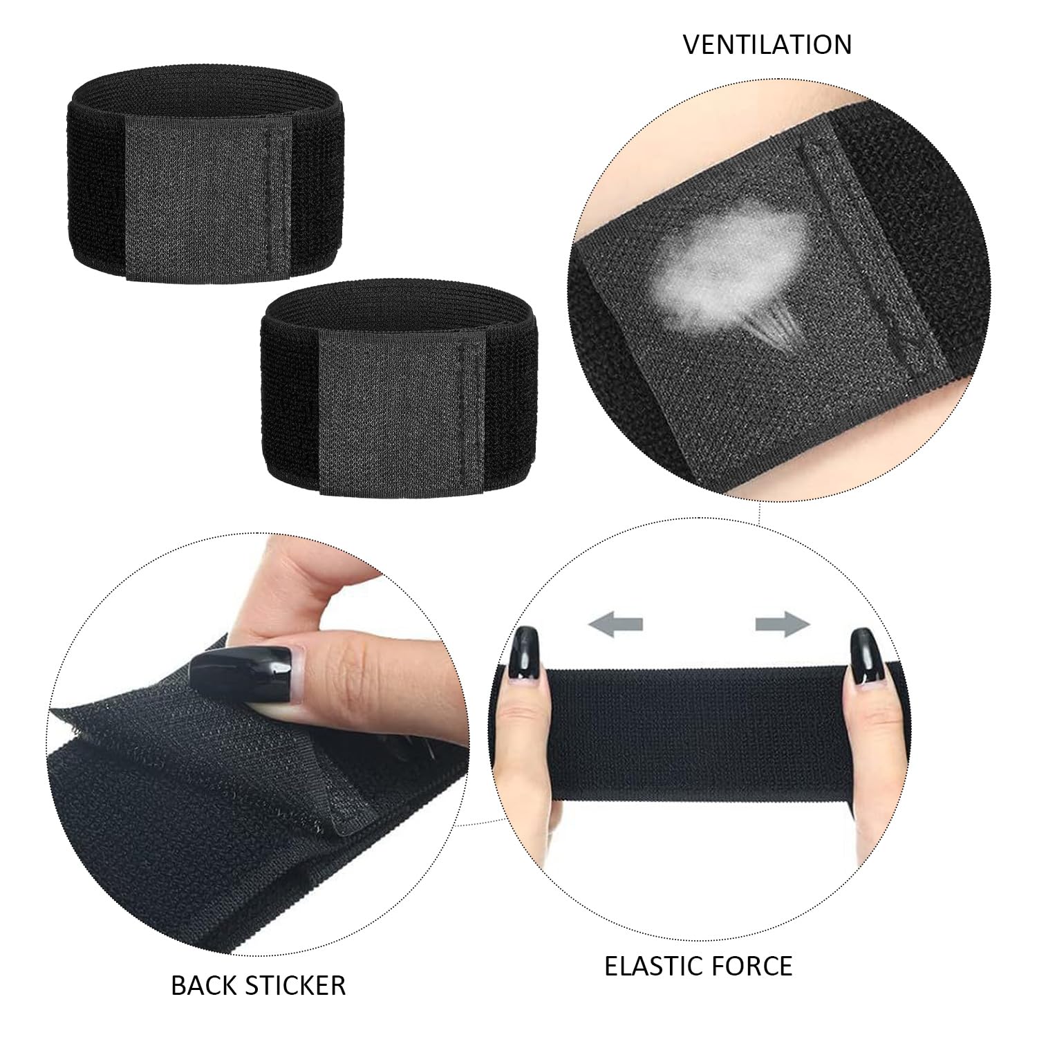 1 Par De Protectores para Piernas Y 2 Piezas De Correas para Piernas, Calentadores Anticolisión, Calentadores Elásticos para Piernas, Adecuados para Correr, Fútbol, ​​Montañismo Y Ciclismo