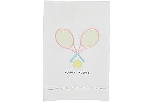 Mud Pie Wimbledon Double Trouble Tennis Towel