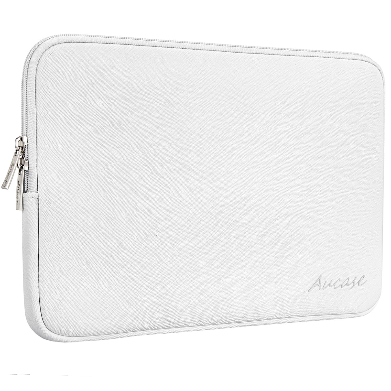 Aucase Schutzhülle 13-14 Zoll Laptop Hülle Leder für MacBook