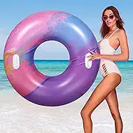 HeySplash Pool Floats, Pool Tubes for Adult, Inflatable Pool Floats Fun Pool Floaties for Swimming Pool Beach Lake River Party Decoration Toys