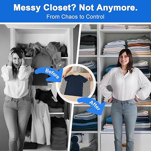 Miniatura 2 de BoxLegend V3 - Tabla plegable para camisas, carpeta de ropa, carpetas de plástico duradero para lavandería, tablas plegables, color gris