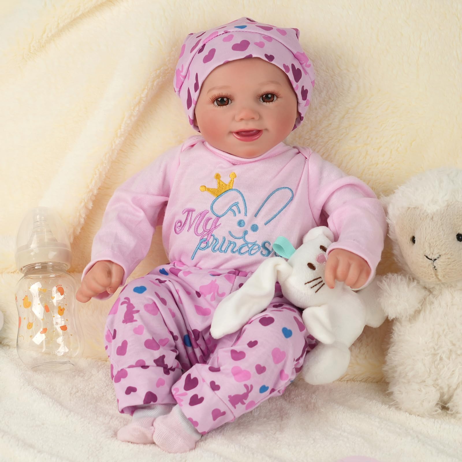 Reborn Baby Dolls Accessories 4-Piece Reborn Doll Clothes Set