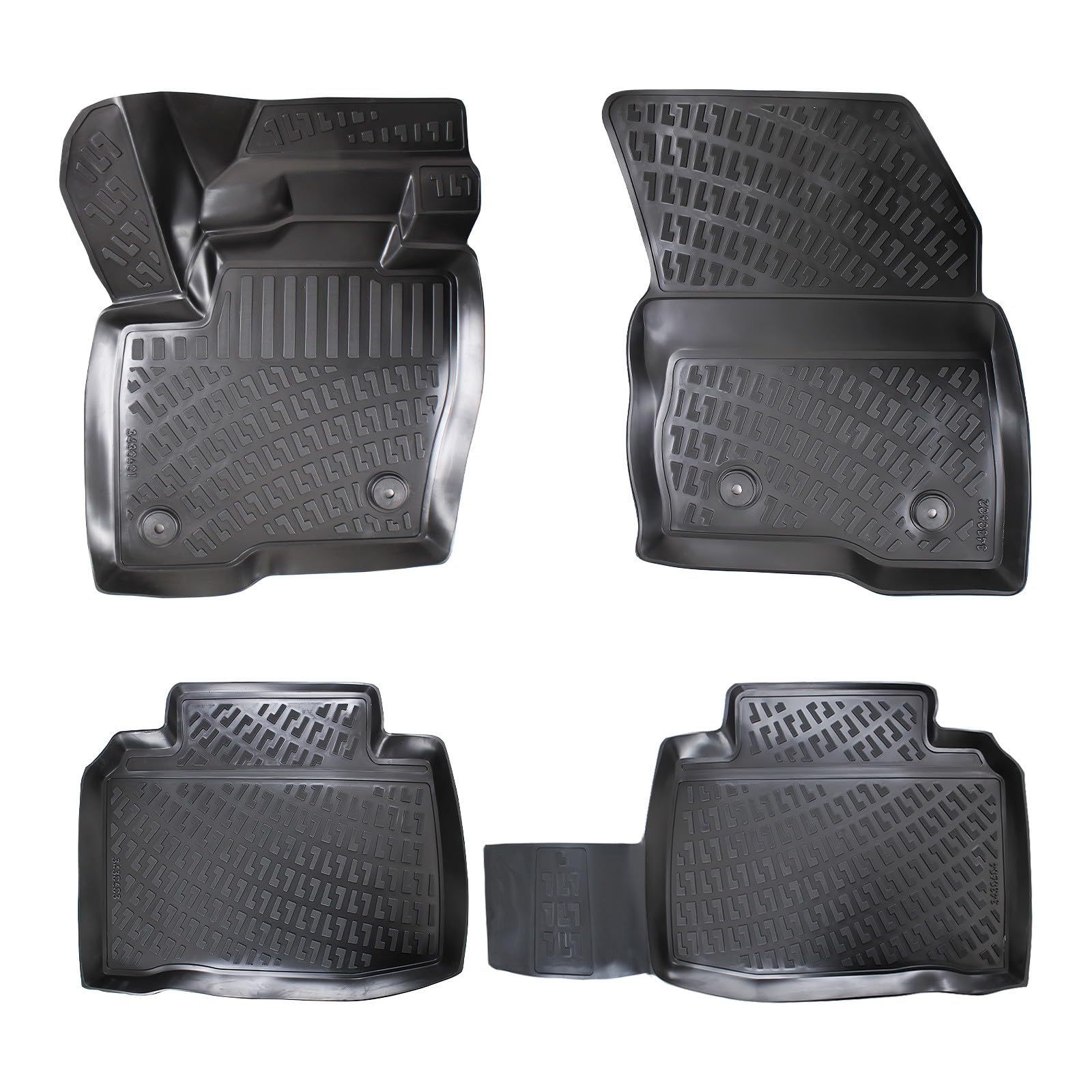 Trimak 3D Fussmatten für Ford S-Max 2015-2023