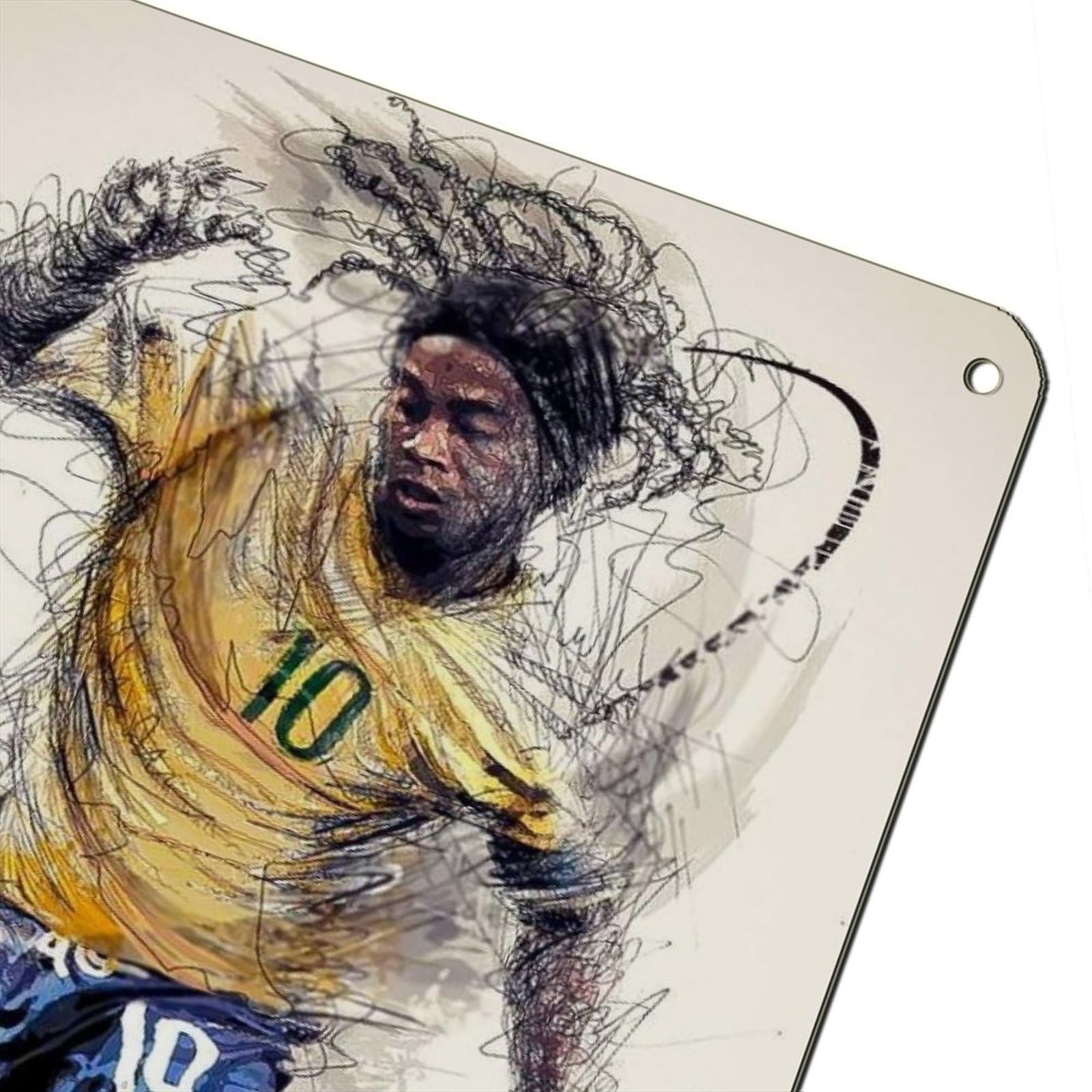 MEZUMI Ronaldinho 7 Poster Sur Toile Pour Décoration Murale De