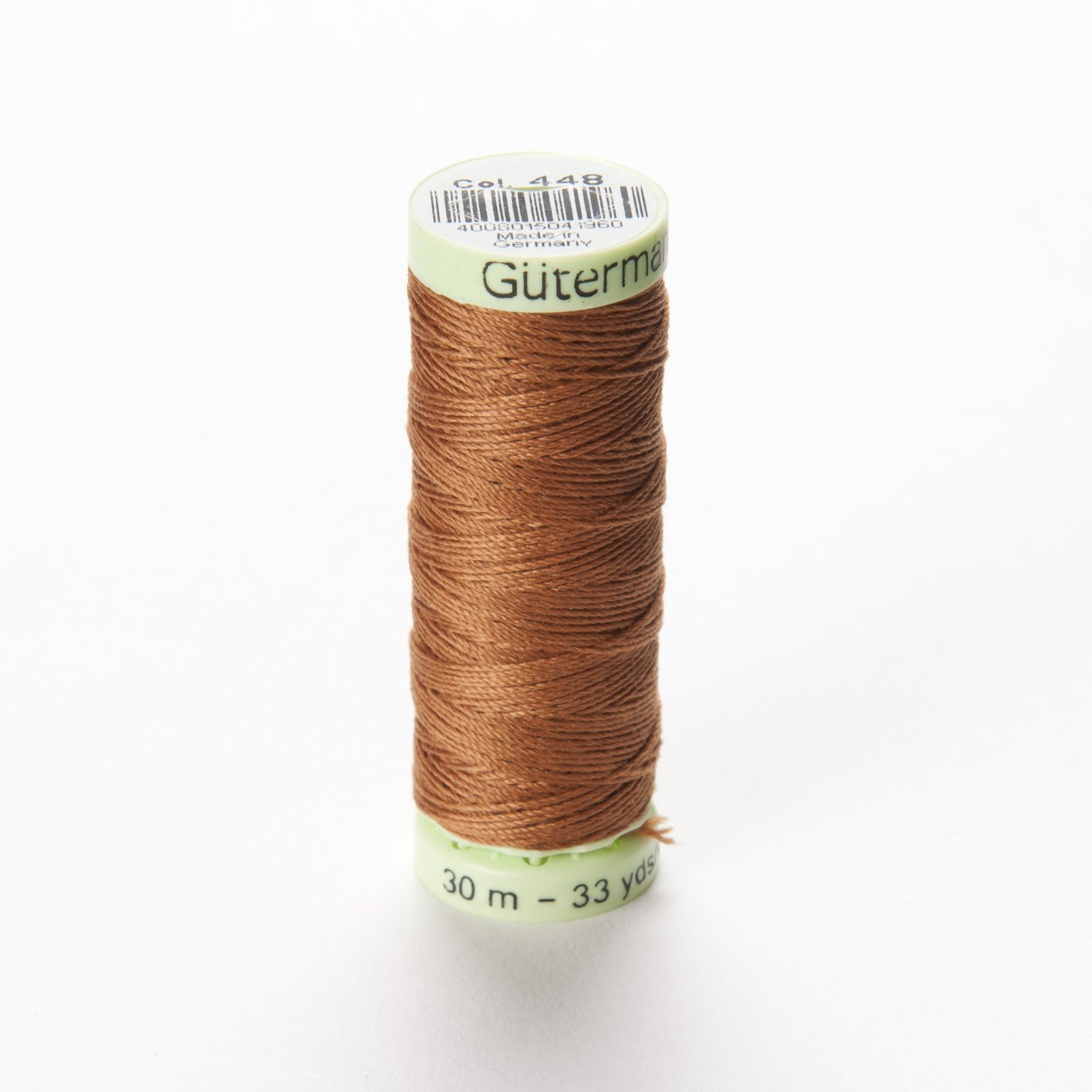 Gütermann Brown Gutermann Top Stitch Thread 30M - 448