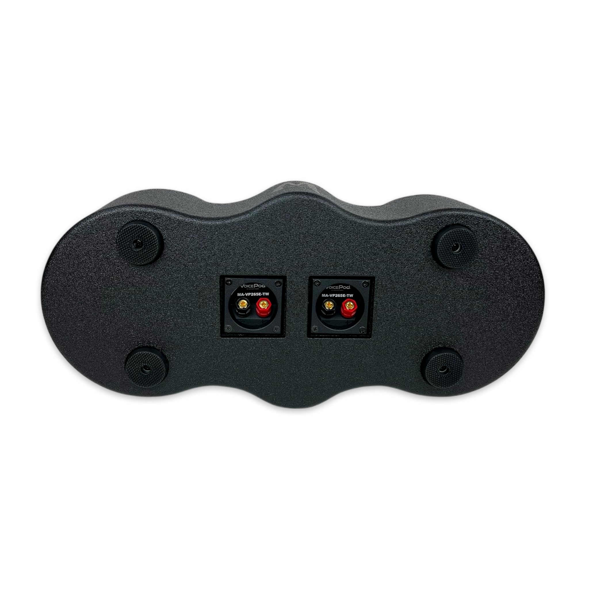 MENACE AUDIO® Dual 16,5 cm mit 2 x 3,5 Hochtönern leeres Mitteltönergehäuse