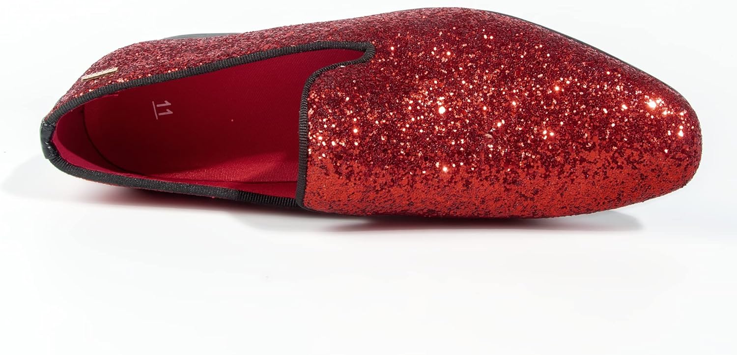 UUBARIS Mens Dress Loafers Tuxedo Suit Slip on Shoes - Image 3