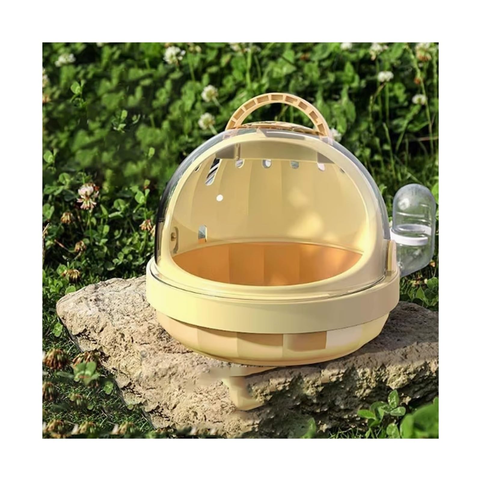 Gabbia Bird Gabbia for Uccelli da asporto for pappagalli, Speciale for Uccelli, Portatile, Borsa for Uccelli, Portatile Bird Cage(Yellow)
