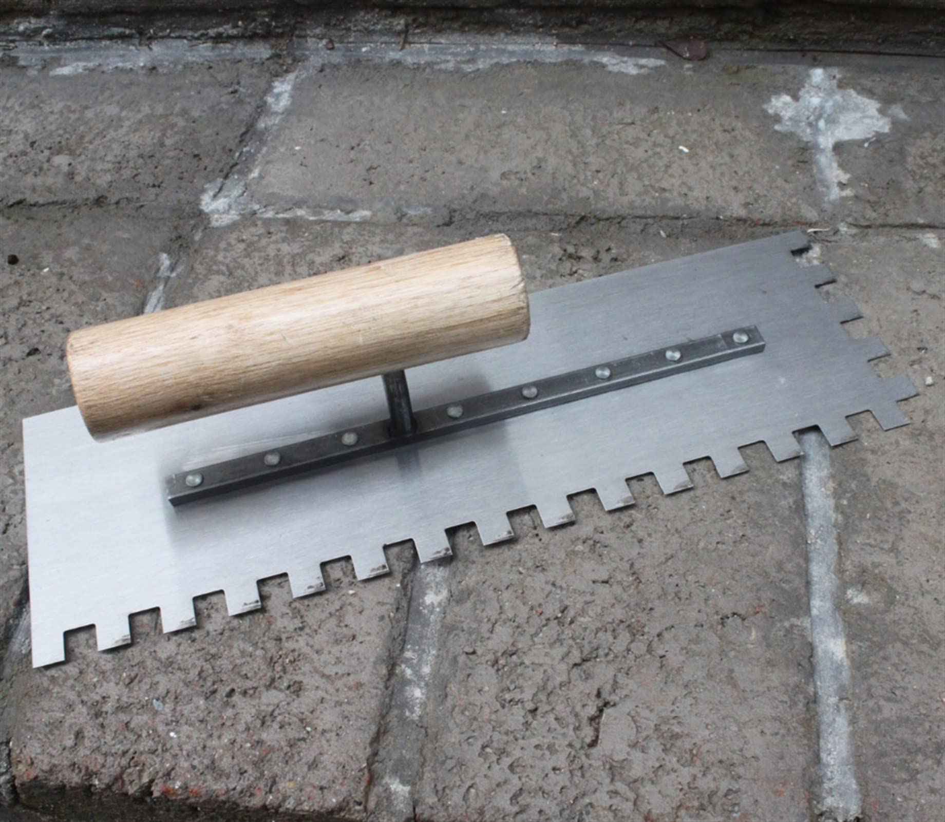 Cazzuola per intonacatura Manico in Legno Costruttori Muratori Secchio per intonacatura Strumento per cazzuola