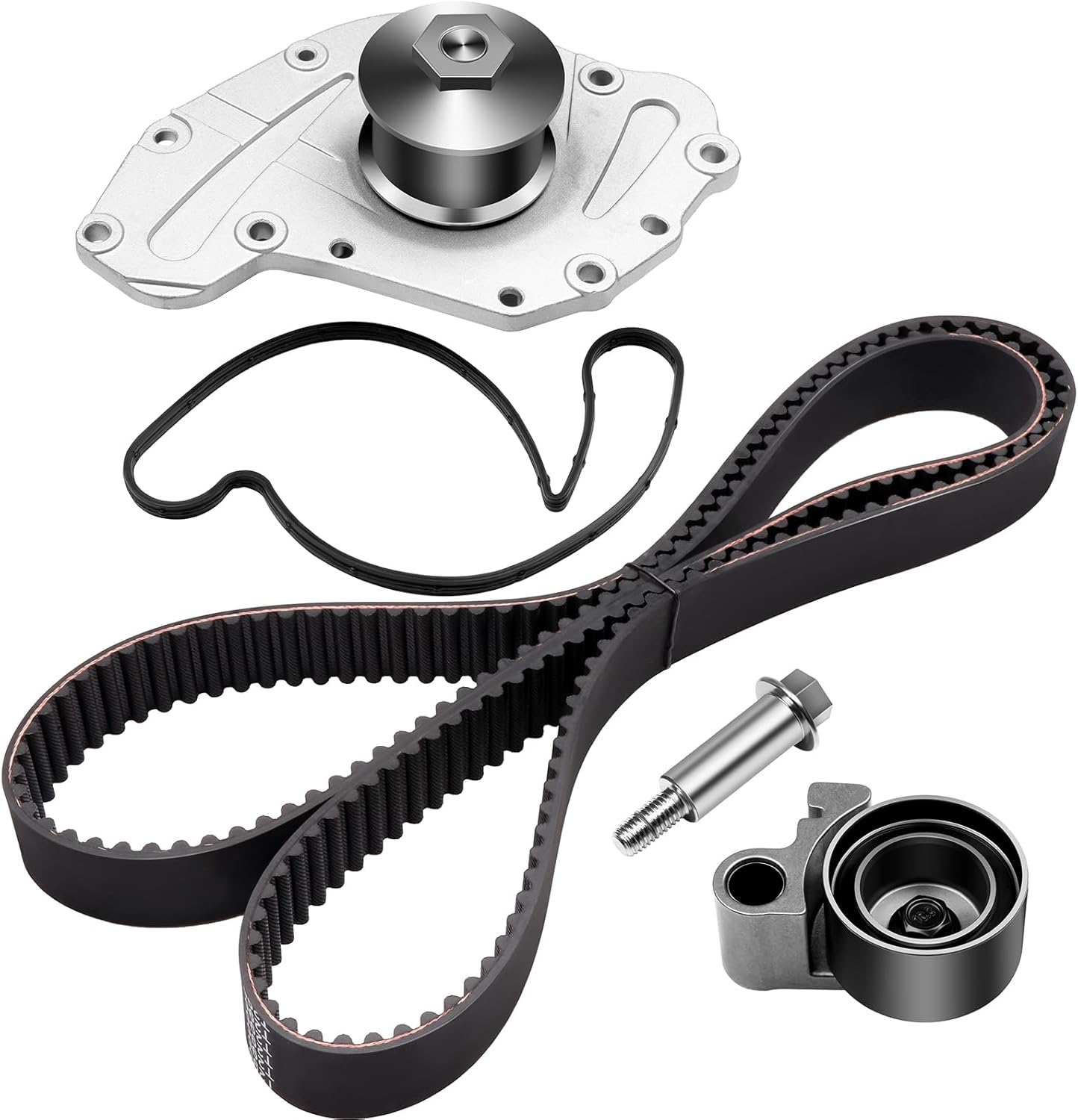 Timing Belt Kit including timing Belt water pump with gasket,OCPTY Compatible for 05-10 for Chrysler 300 06-10 for Dodge Charger 08-10 for Dodge Grand Caravan 05-08 for Dodge Magnum