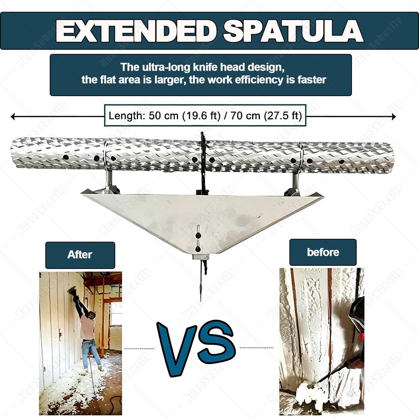 Sierra Cepilladora Eléctrica Espuma,Recortadora Aislamiento 1800w,Velocidad 14,5 M/S,Cuchilla 50cm/70cm 19,68"/27,5",para Espuma Poliuretano Celda Abierta/Cerrada 50cm-OpenCellBladeOnly