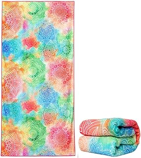 Super Size Mignon bohème Tie - Dye Strandtuch für erwachsene Mädchen, großes, dickes Mikrofasertuch in Super Size, 75 * 150cm