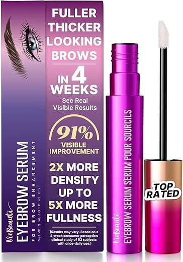 Premium Eyelash Serum by VieBeauti, Lash Boosting Serum for Longer, Fuller Thicker Looking Lashes (3ML), (Packaging May Vary)