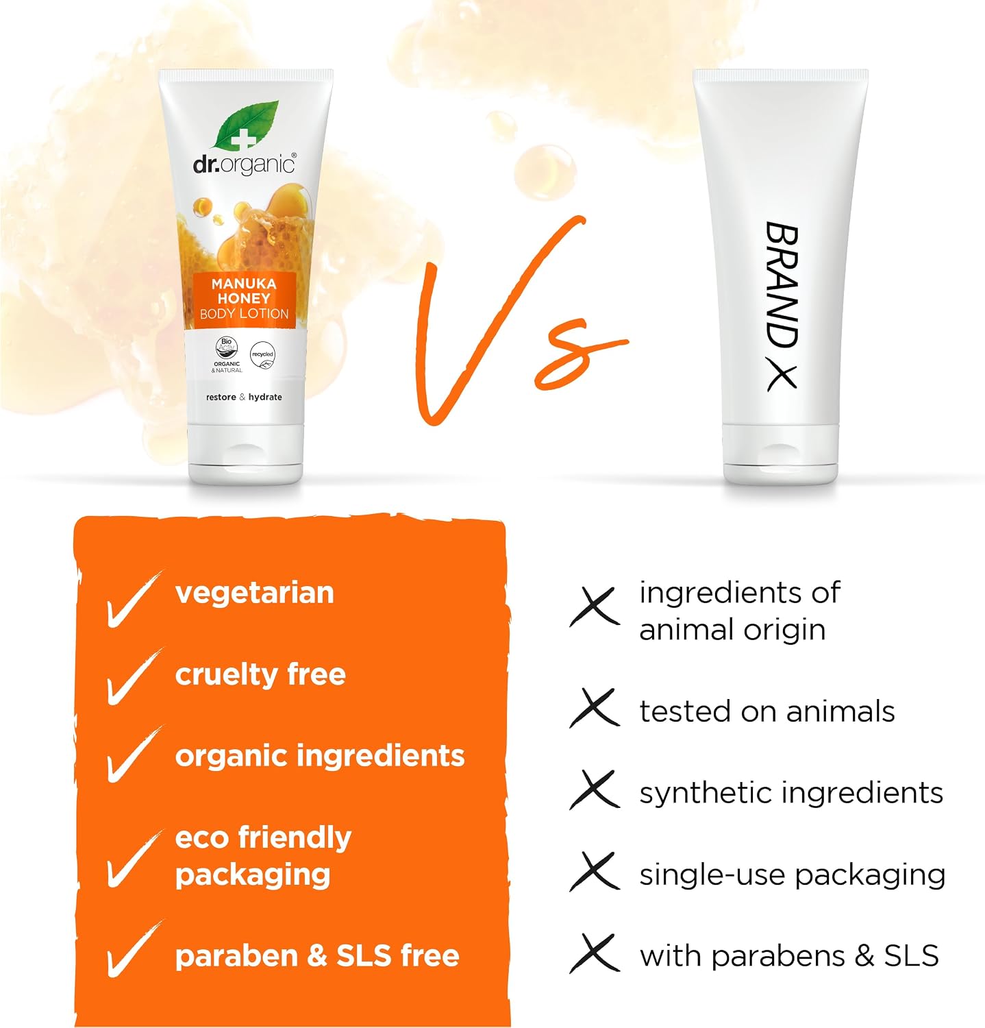 Dr.Organic Natural Organic Manuka Honey Skin Lotion 200ml by Dr. Organic image 3