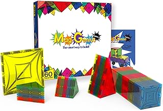 Educational & Colorful Magnetic Building Building Block Set – 60-Pieces Standard Building Kit