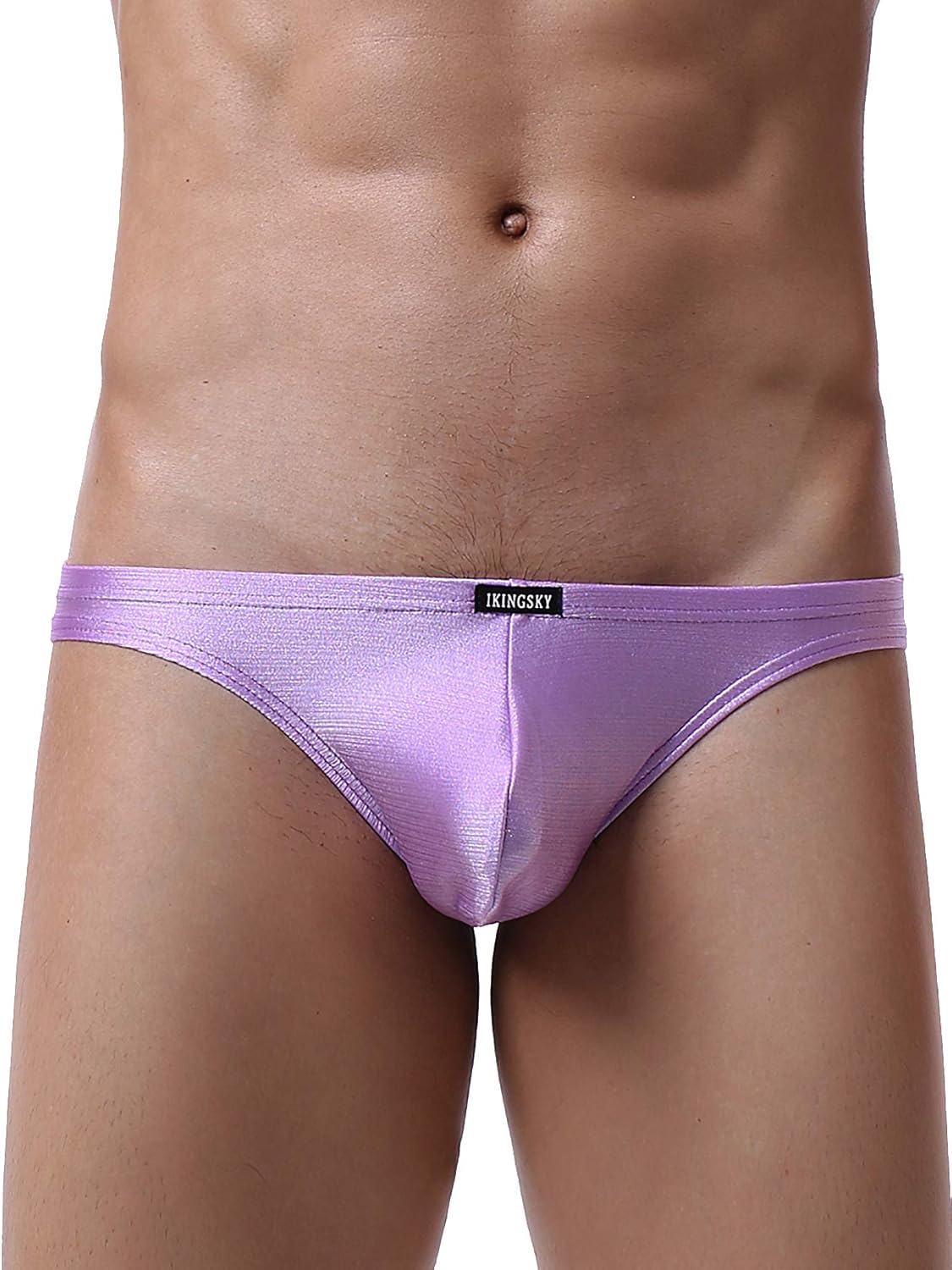 iKingsky Men's Big Pouch Briefs Sexy Bulge Underwear High Stretch Low Rise Mens Under Panties - Image 3