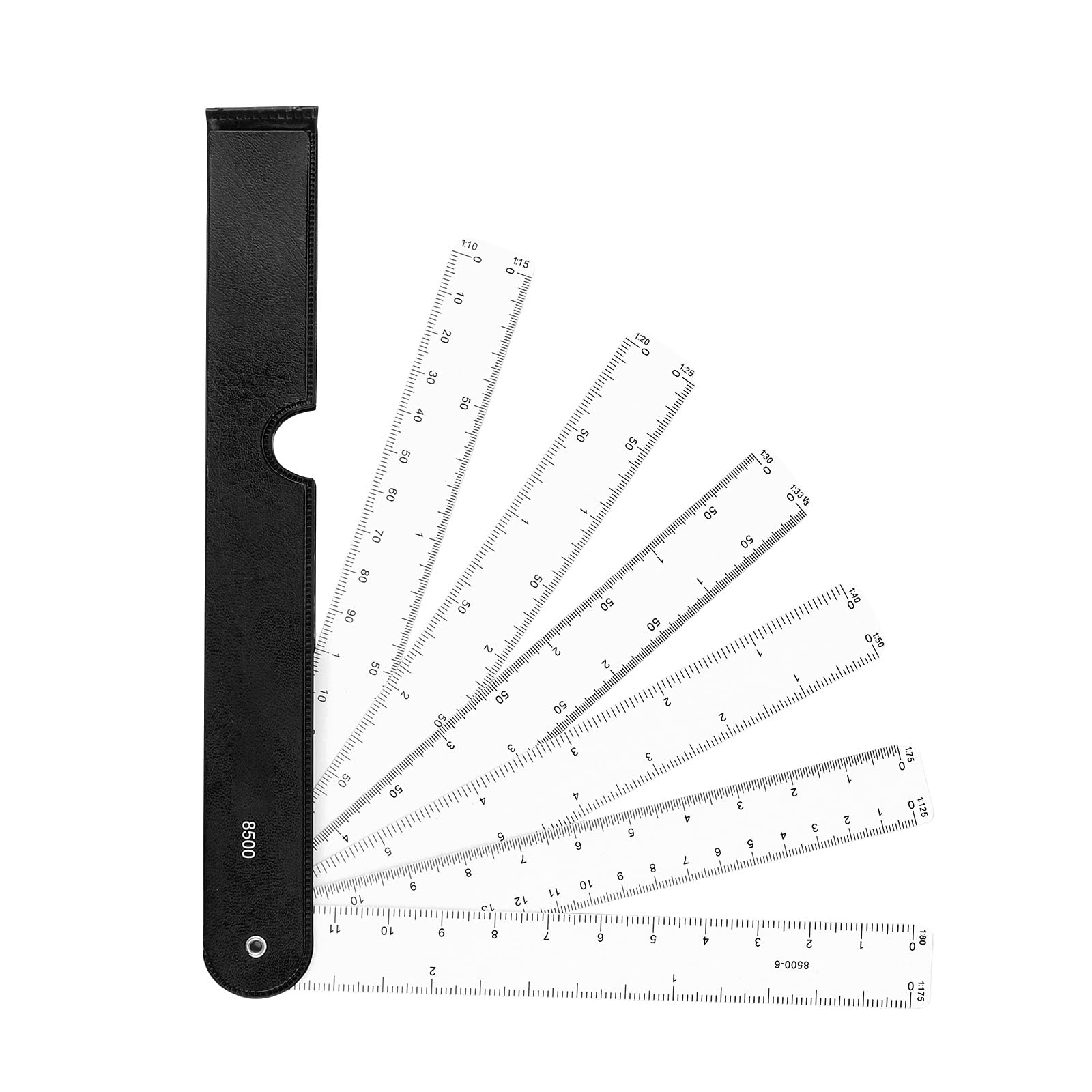 Msioytog A Multifunctional Metric Scale Ruler Fan Shaped Scale Folding Engineering For Rchitect Nd Drawing Drafting