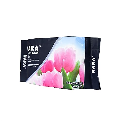 Miniatura 8 de NARA Arcilla para modelar seca al aire (0.55 libras) Flexible y translúcida en paquete de papel de aluminio, blanco, suave y liso, alta