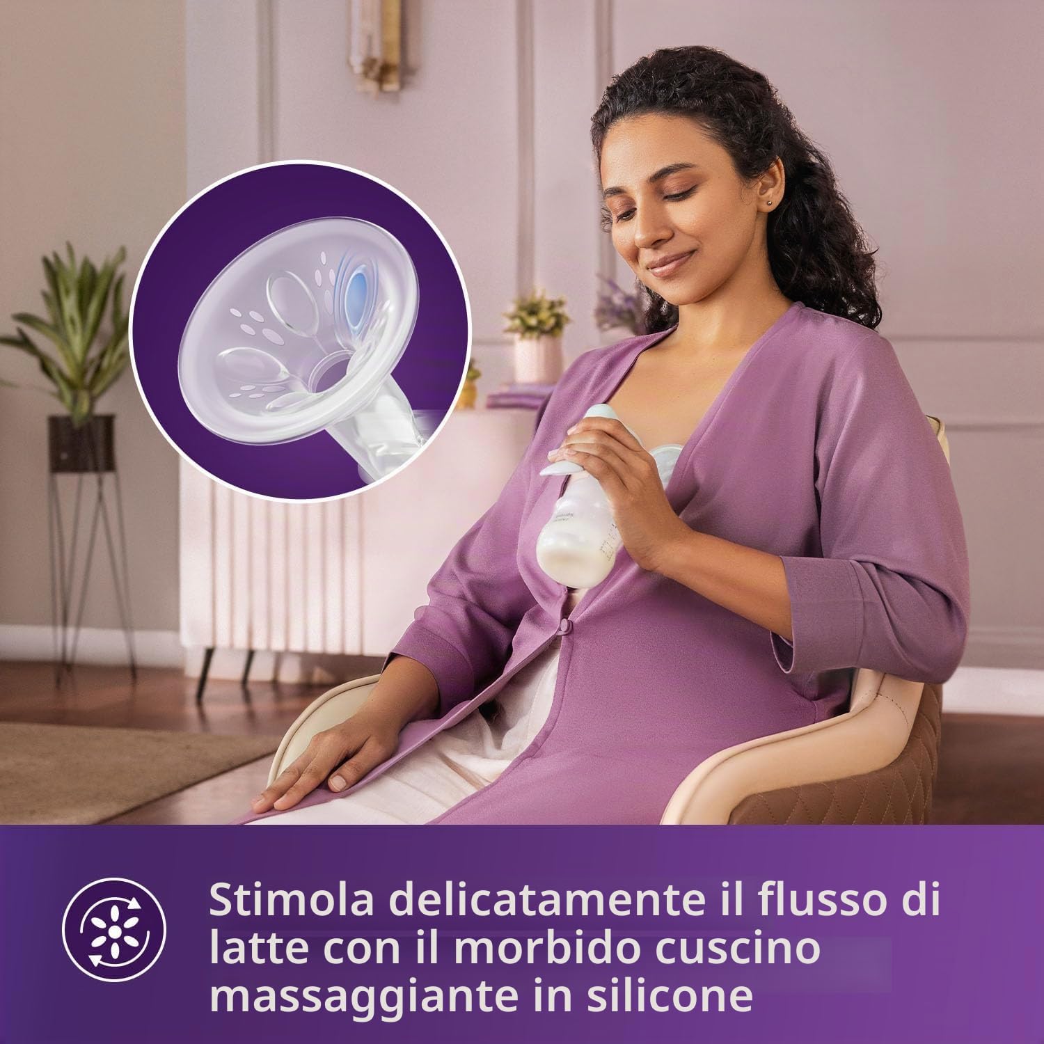 Philips Avent Pompa Tiralatte Manuale (Modello SCF430/10)