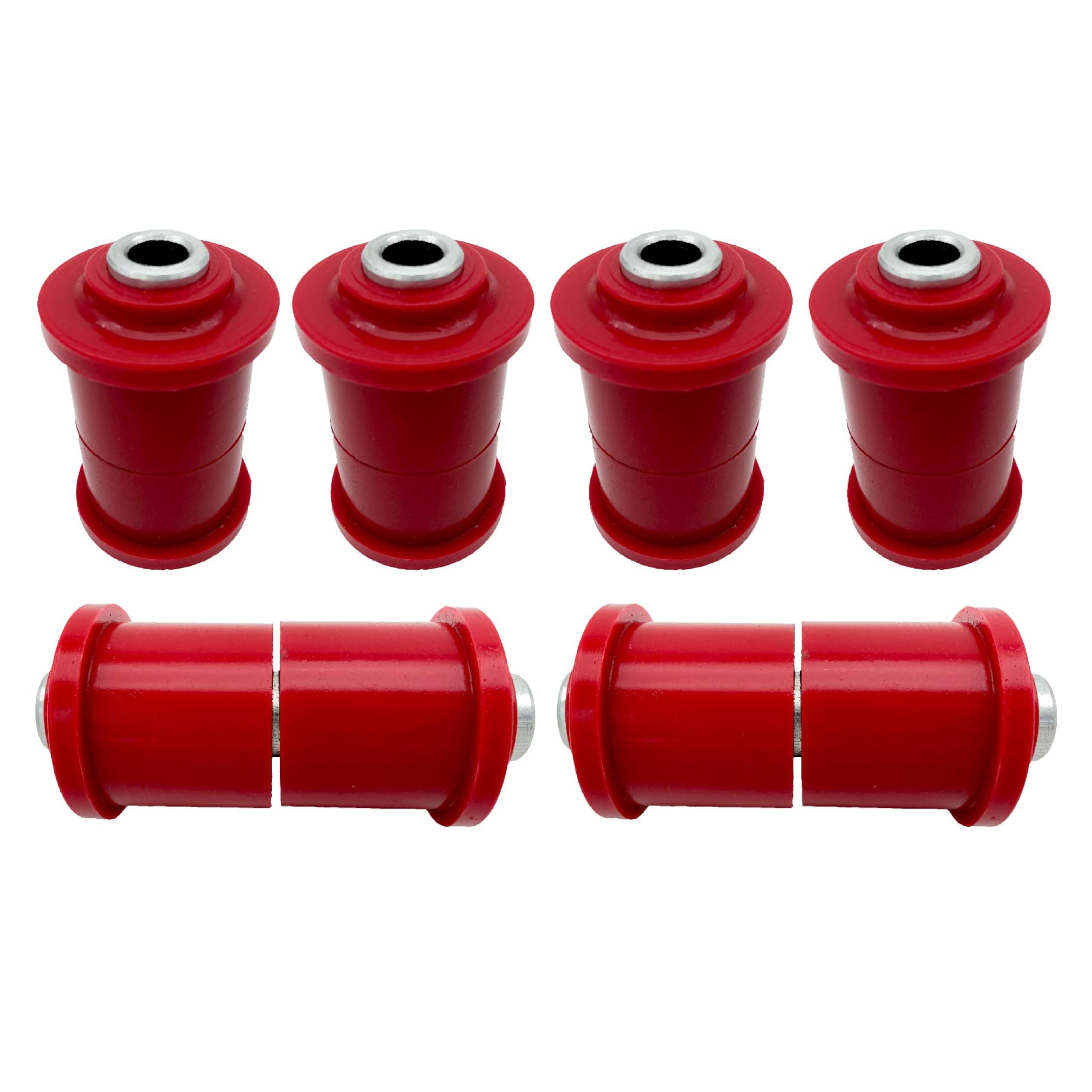 PSB Bushings - kompletny zestaw gniazd poliuretanowych do tylnej sprężyny i górnego pałąka - kompatybilny z VW Caddy 2004-2020