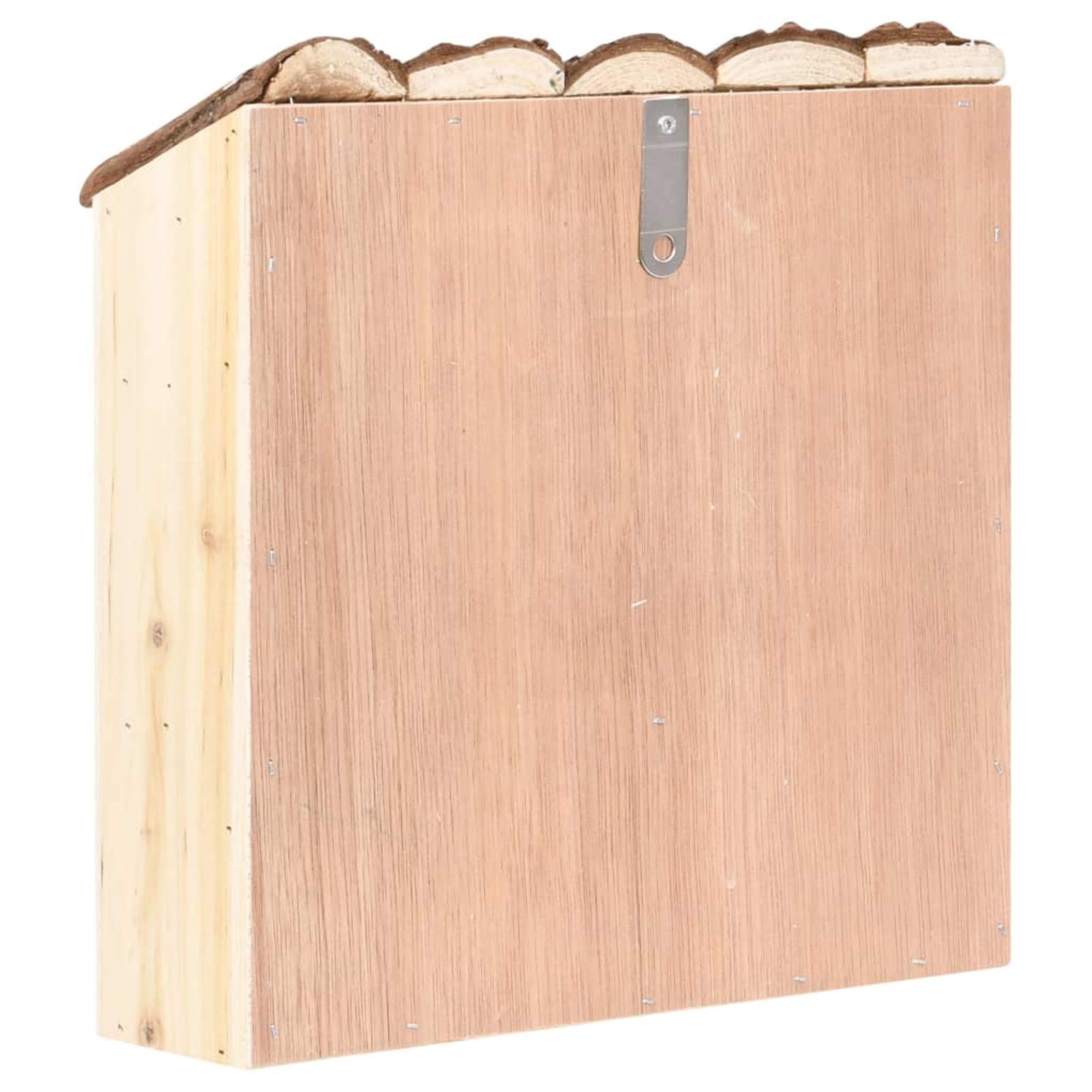 Homgoday Hotel per insetti 30 x 10 x 30 cm in legno di abete, case delle farfalle