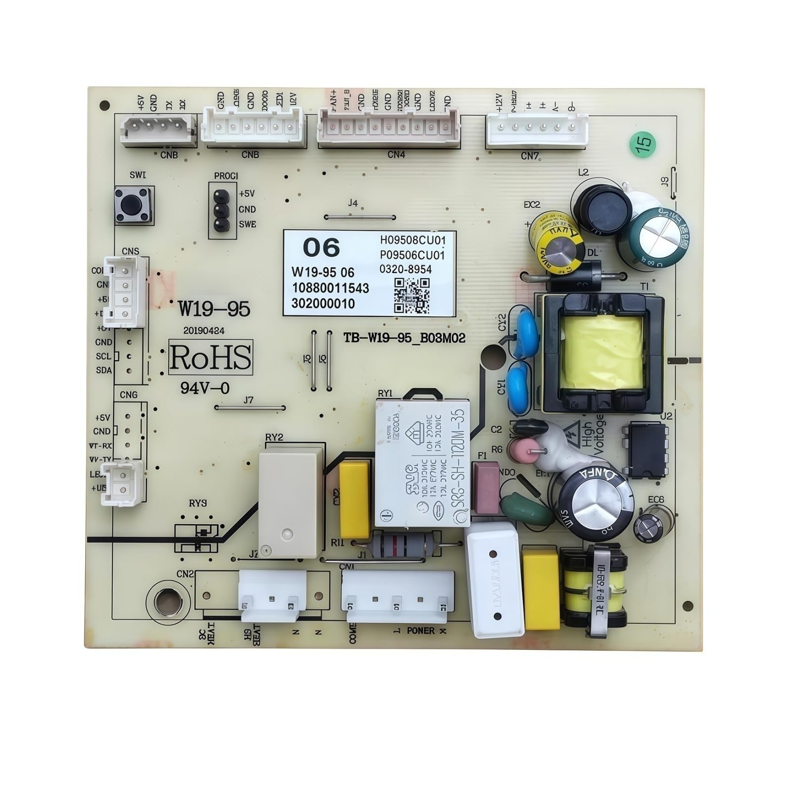 Scheda di controllo del frigorifero, compatibile con Homa W19-95 03,
