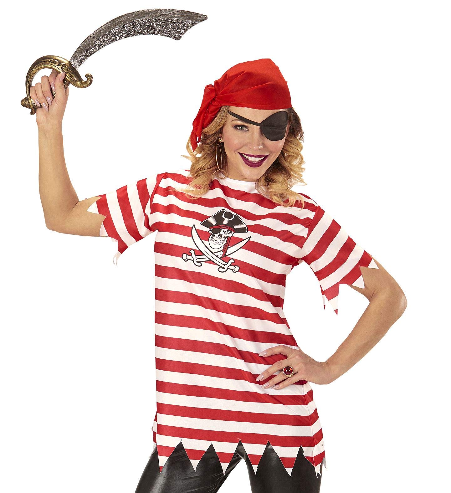 Widmann Pirate Girl's Medium and Large for Fancy Dress Costume