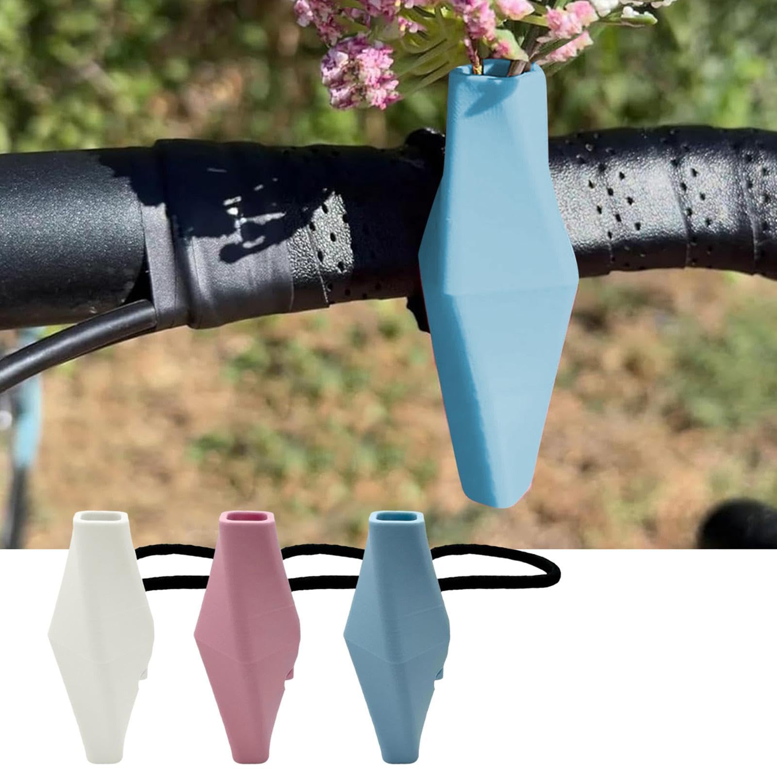 Fahrrad Vase Lenker, Vasen Anhänger Fahrrad Zubehör Vase, Blumenvase Für Fahrradlenker, Fahrradvase Lenkervase, Dekorationen Silikon Für Motorräder