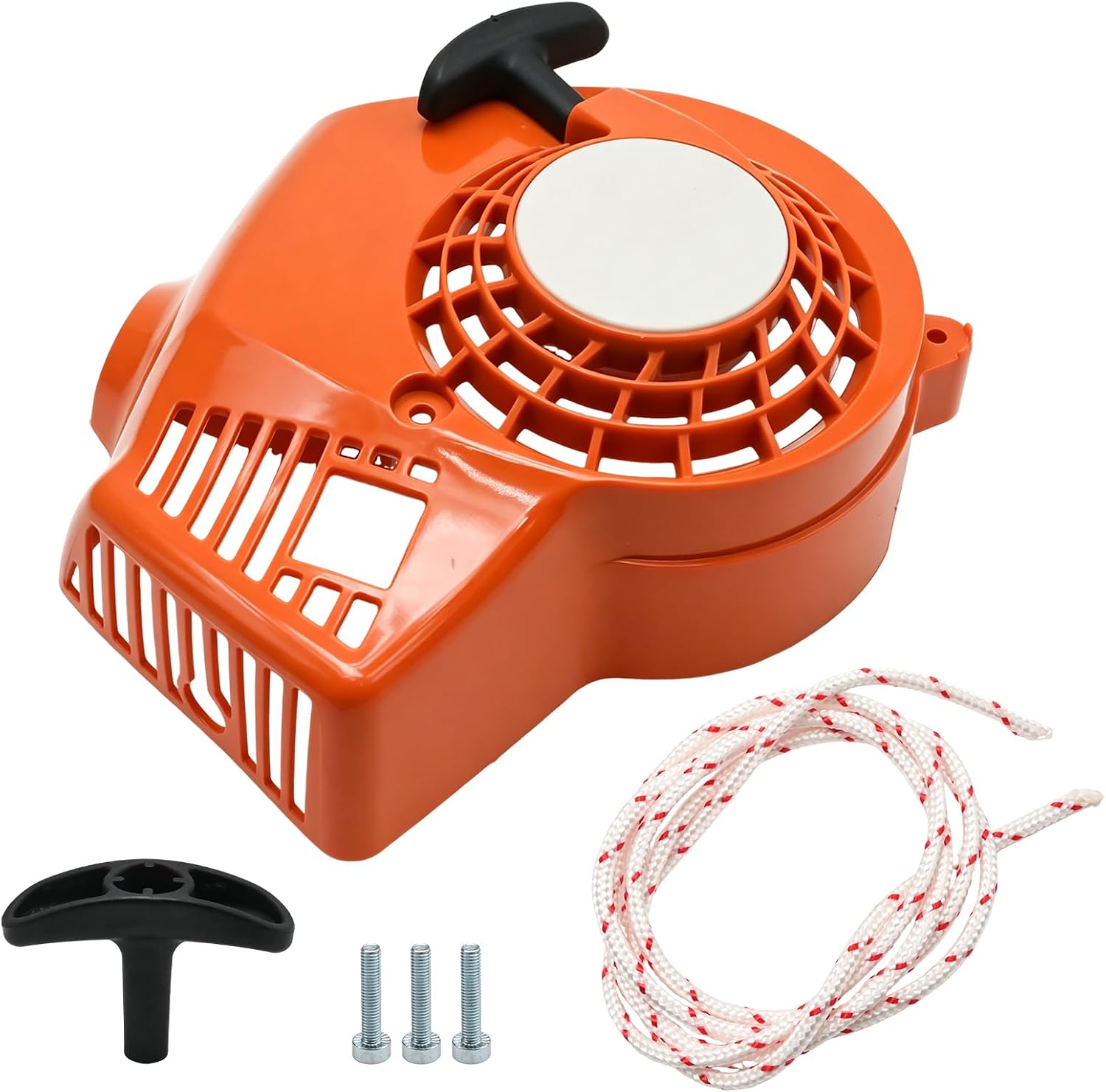42290802107 Recoil Pull Start Assembly, Replacement for Stihl BG50 Leaf Blower with Starter Handle, Rope and Screws Replaces 4229 080 2107
