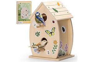 SainSmart Jr. Small Wood House Kit for Kids - Woodworking Crafts