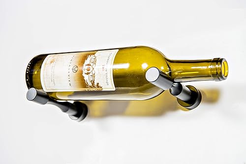 VintageView Vino Pins  Estante para botellas de vino de metal montado en la pared para paneles de yeso o superficies de madera  Elegante