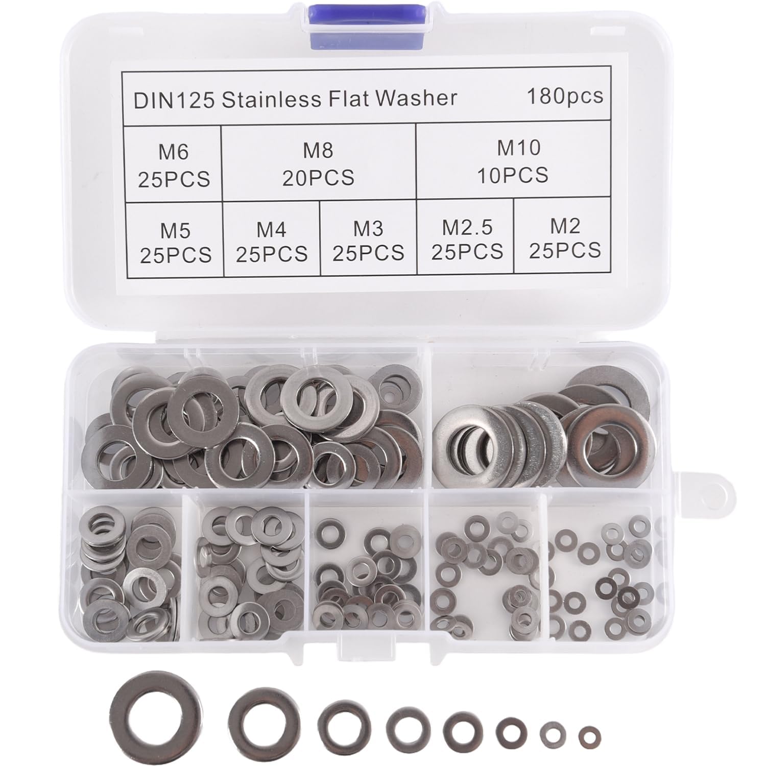 Unterlegscheiben M8,24mm Penny unterlegscheiben,304 Edelstah