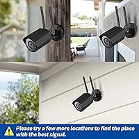 Vista 7 de Bingfu Antena WiFi de doble banda 3dBi SMA antena macho (paquete de 2) para cámara IP de seguridad inalámbrica Vedio, grabadora de vigilancia