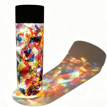 DIY Sensory Bottle Light and Shadow for Kid Calming Bottles with Color Change, Montessori Educational Kindergarten Crafts DIY Equipment Sensory Room Equipment