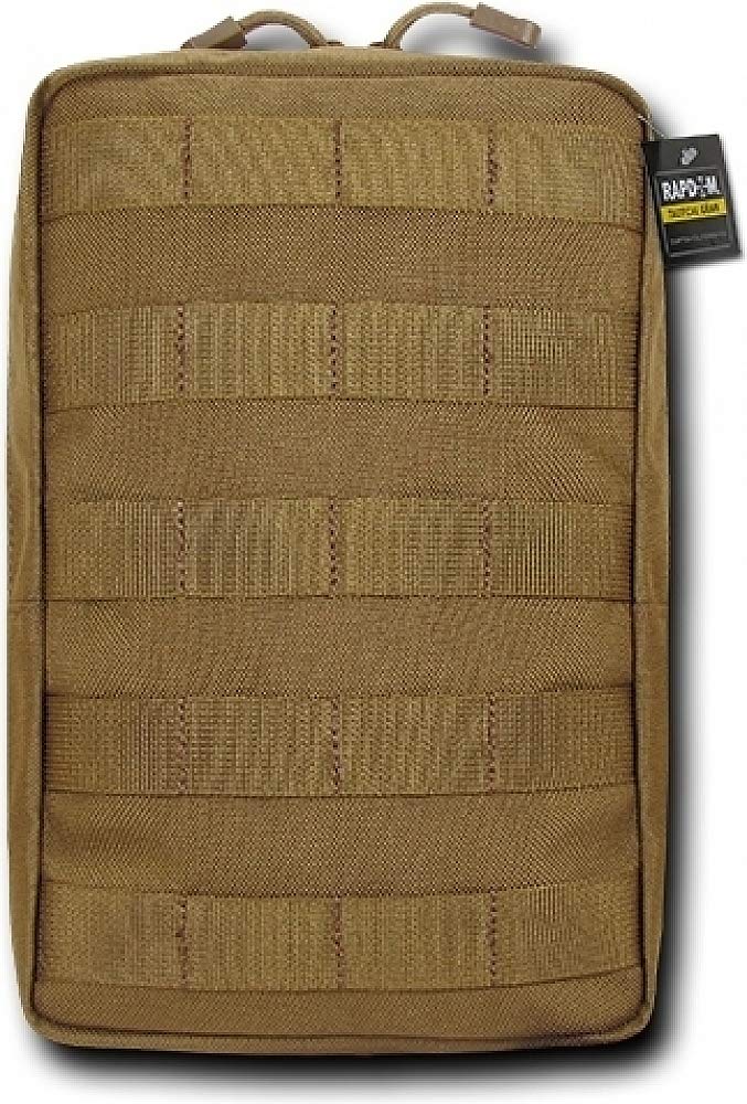 Rapdom Tactical 6.10 Utility Pouch (Vertical), Coyote, 10" H x 6" W x 3" D