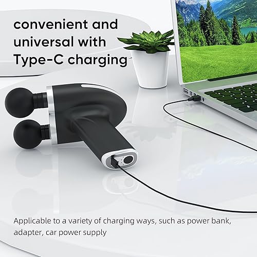 Miniatura 6 de BOKOR Pistola de masaje de tejido profundo, masajeador elegible para FSAHSA para alivio del dolor y circulación en cuello, espalda, piernas, hombros