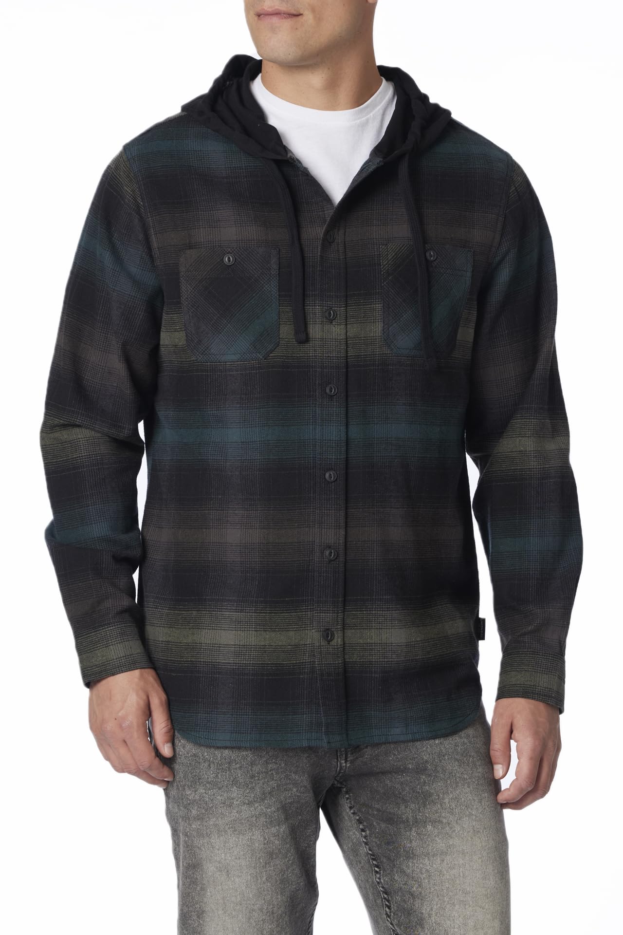 UNIONBAY Men's Classic Flannel Hoodie