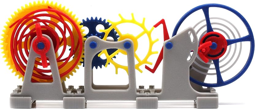 MagicTech 3D Printing Making Tourbillon Escapement Structure Clock Imitation Movement Model Wind-up by Toy Models JY09