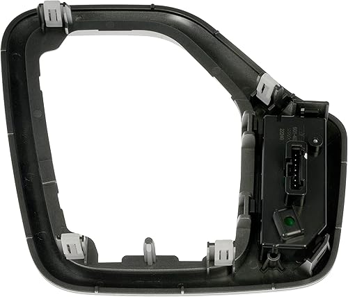 Miniatura 4 de Dorman 601-402 Bisel de palanca de cambios con kit de arnés compatible con modelos seleccionados de Jeep, color plateado