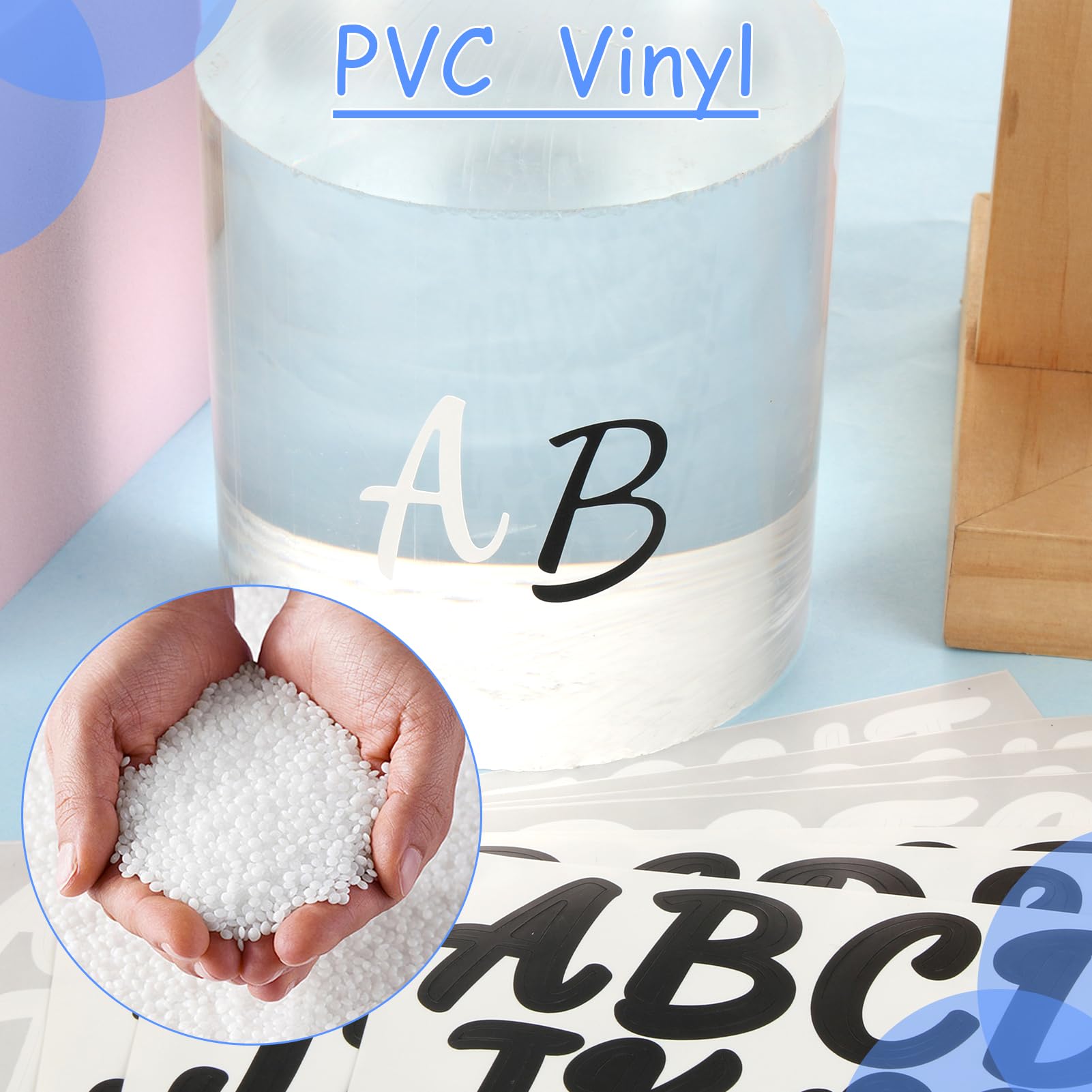 Buchstaben Aufkleber Set - 10 Blätter Vinyl Buchstaben Für DIY Projekte