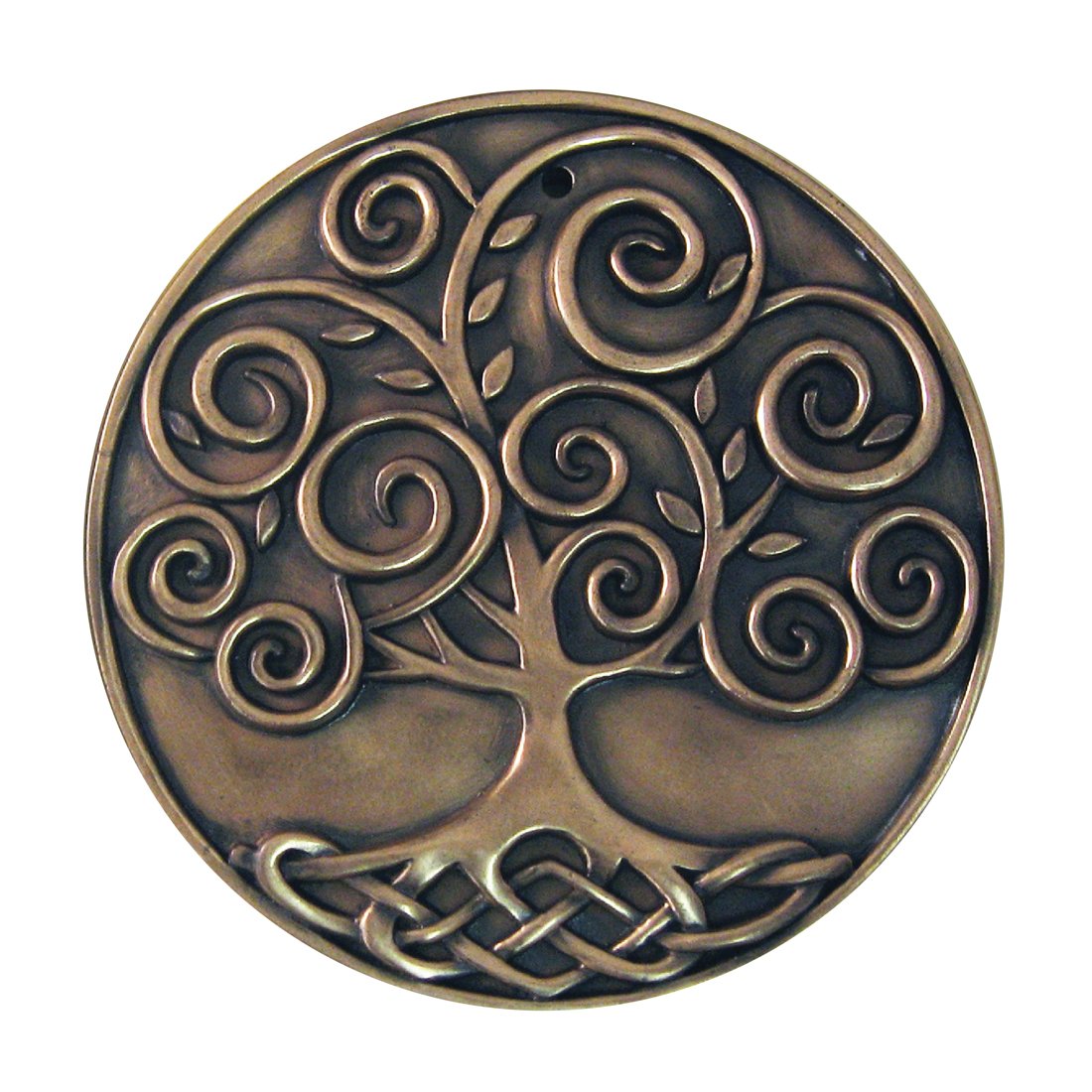Royal Tara Bronze Plated Wall Plaque With Tree Of Life Design 15cm X 15cm