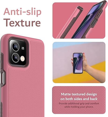 Vista 19 de TUDIA MergeGrip - Funda protectora diseñada para Motorola Moto G 5G 2023 XT-2313 – [prueba de caídas de grado militar] a prueba de golpes, delgada