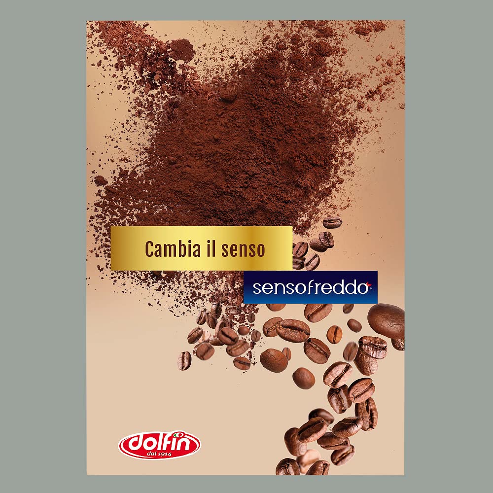 Granita Siciliana Gusto Cioccolato Senso Freddo Pronta da Gelare Dolfin, 12 Pz da 100 ml